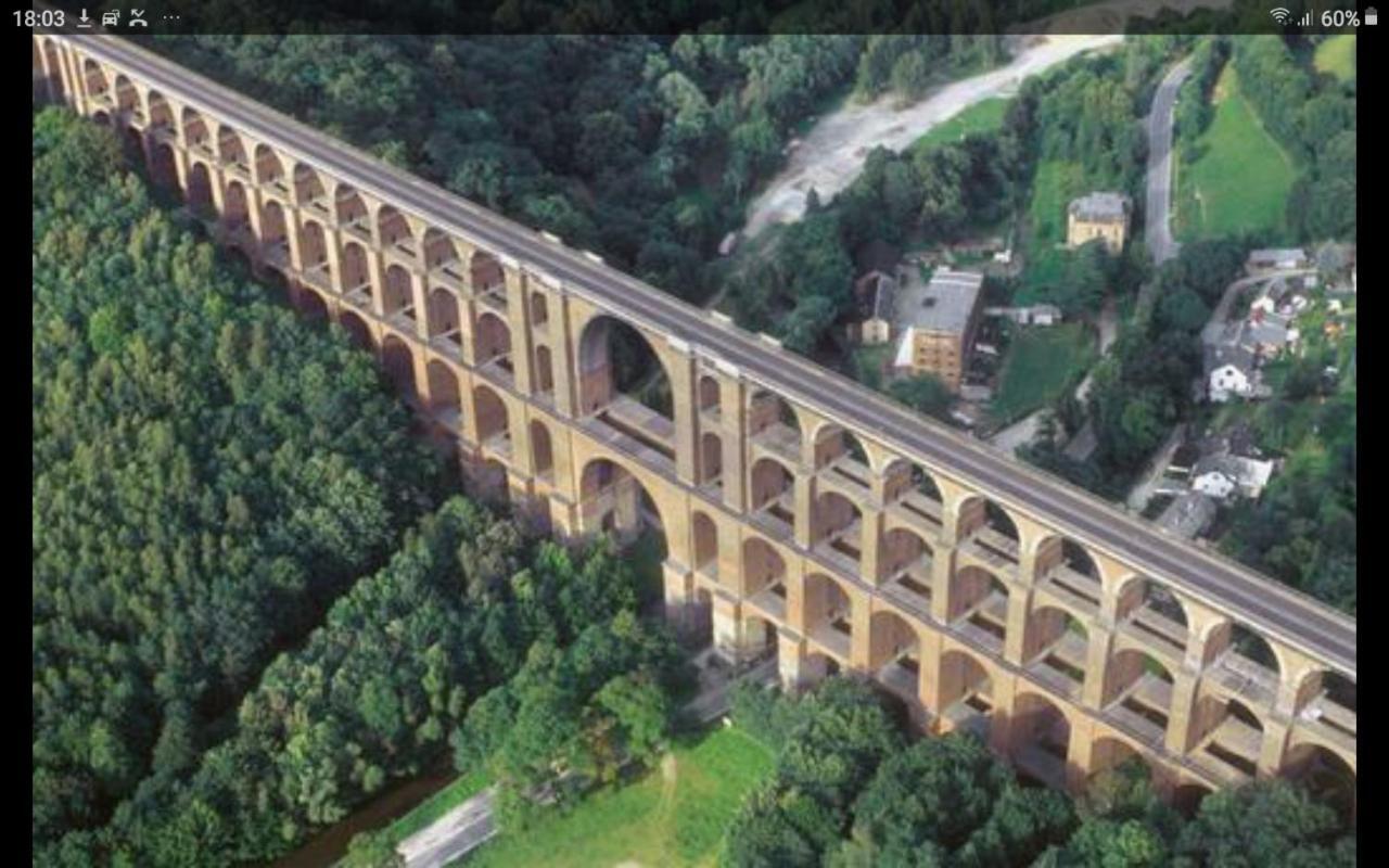 Eisenbahnromantik Im Urlaub Heinsdorfergrund Dış mekan fotoğraf
